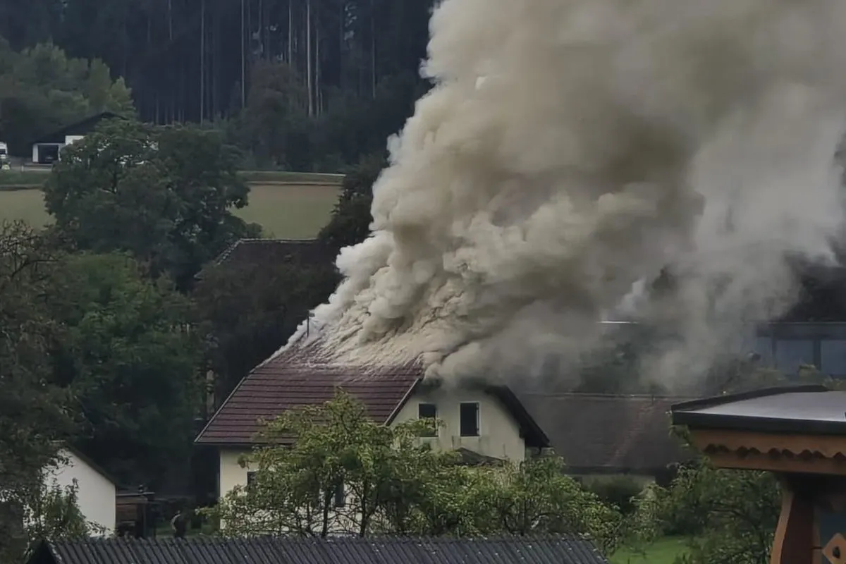 Wolfsberg K – Einfamilienhaus in Brand