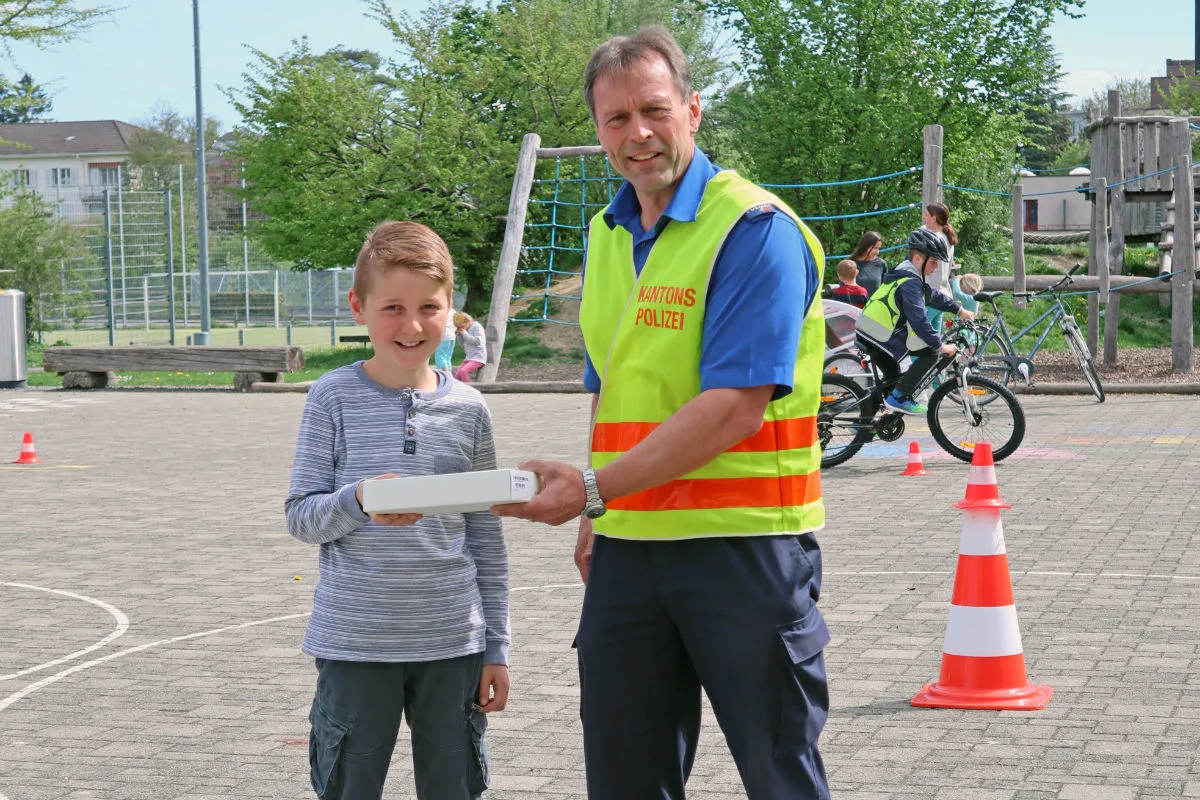 Frauenfeld TG - Die Gewinner des Leuchtwesten-Wettbewerbs