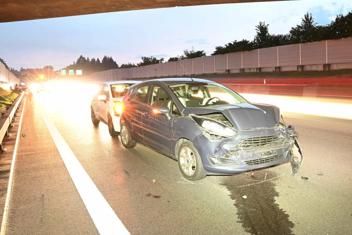 A2 Emmen LU – Auffahrkollision auf der Autobahn