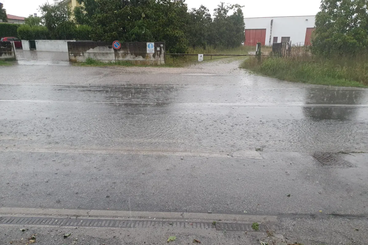 Hagelsturm erreicht Treviso IT