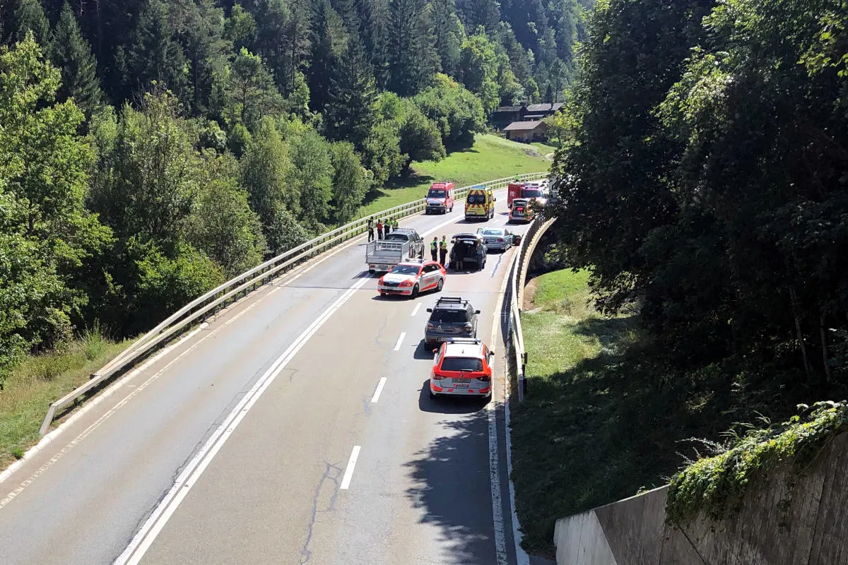La Douay / Orsières VS - Unfall mit zwei Verletzten und einem toten 14-Jährigen