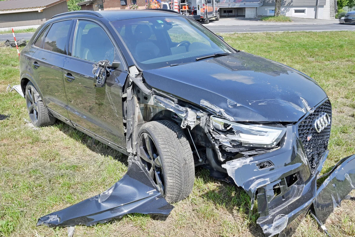 Hochdorf LU – Lenkerin bei Selbstunfall verletzt