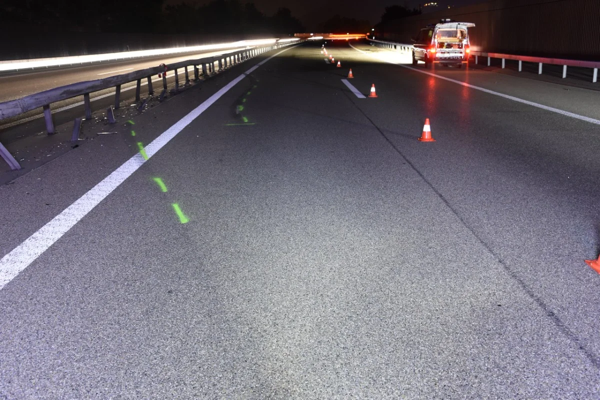  Sargans SG - Junger Autofahrer verursacht Selbstunfall auf Autobahn