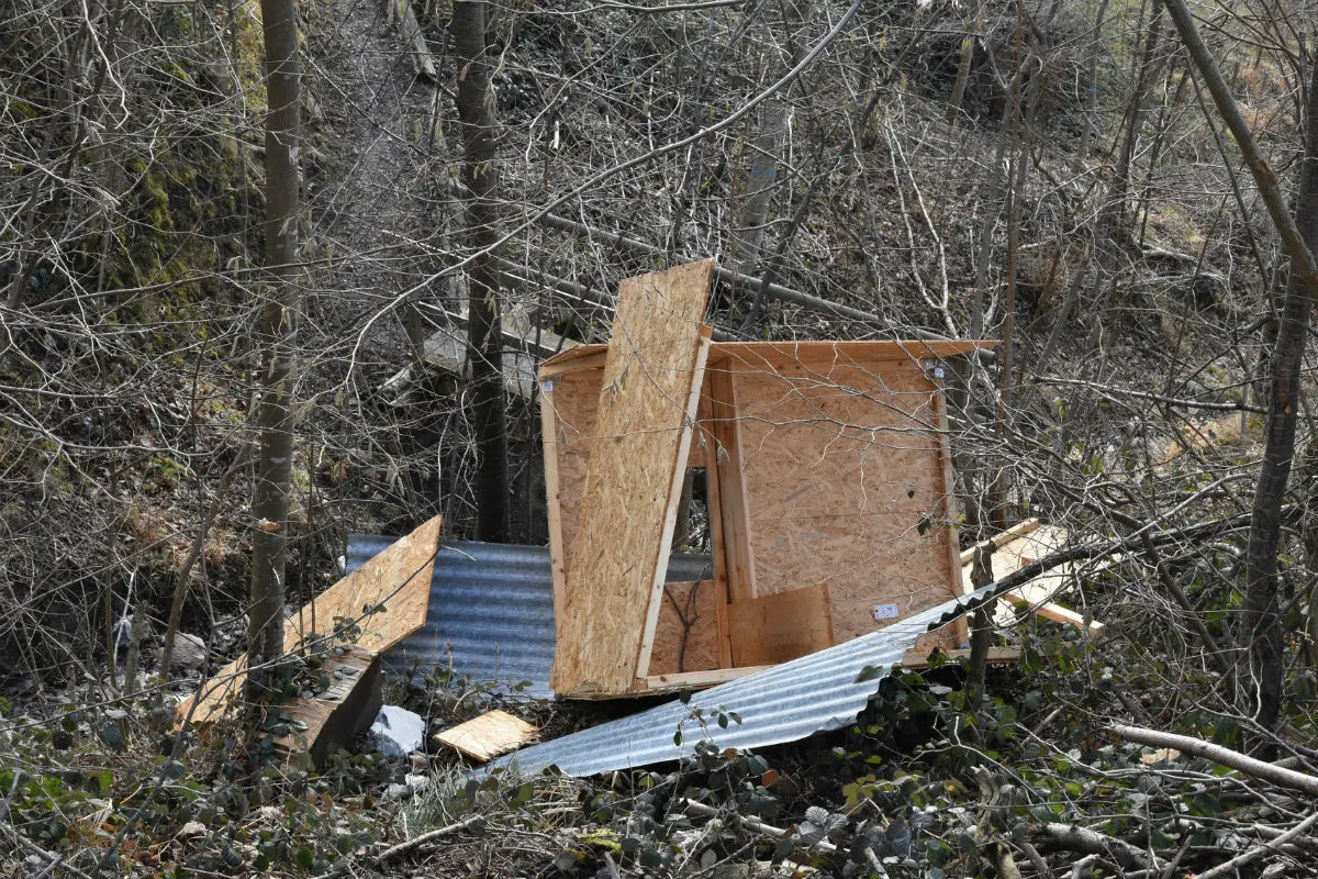 Triesen FL - Jagdhütte mutwillig zerstört