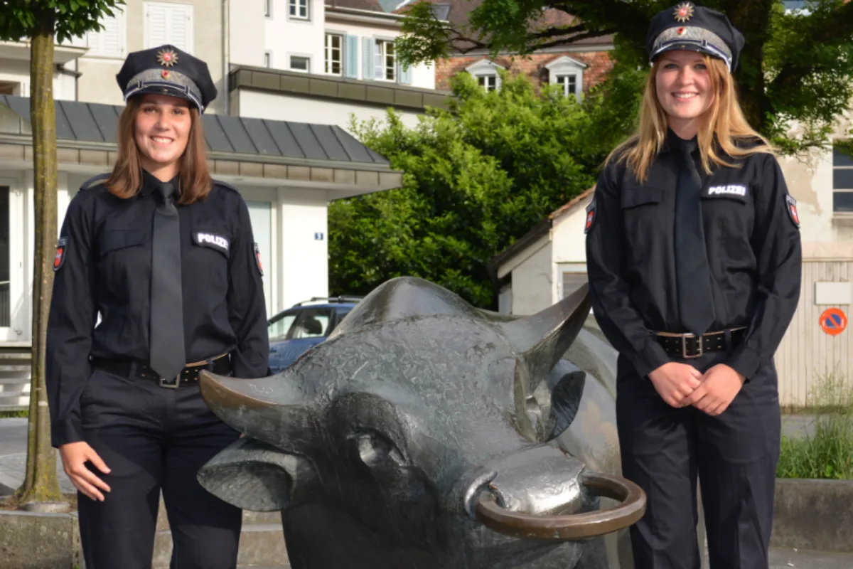 Kanton UR - Deutsche Polizistinnen absolvieren Berufspraktikum