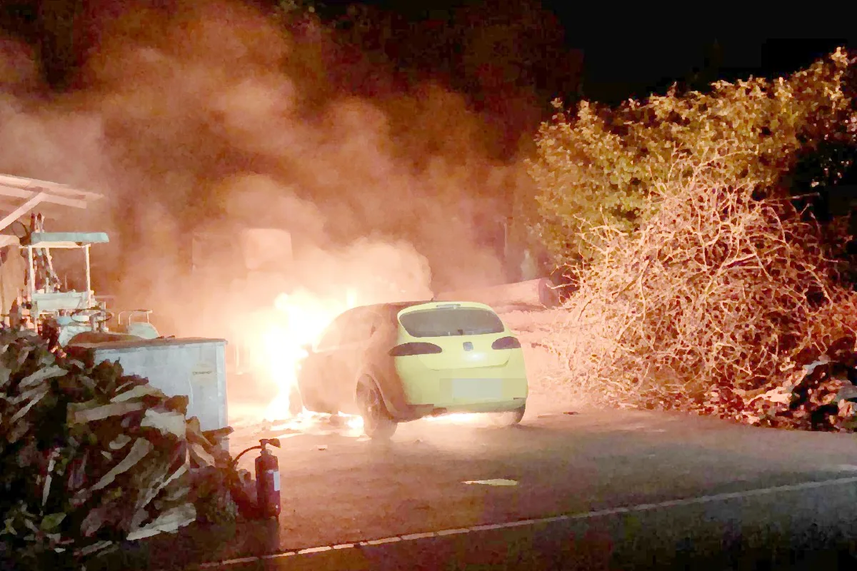 Neuwilen TG - Seat fängt auf Parkplatz Feuer