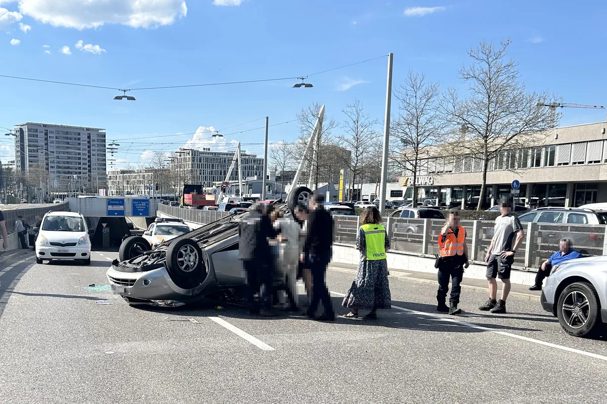 Bern – Unfall mit vier Fahrzeugen