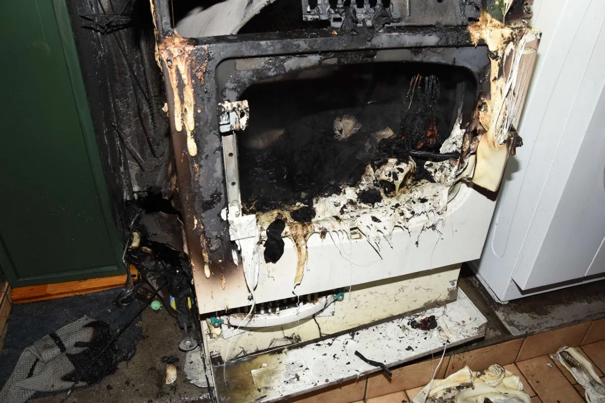 10'000 Franken Sachschaden in St.Gallenkappel SG - Ein Tumbler soll Brand ausgelöst haben