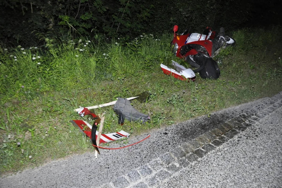 Unfall in Ettingen BL - Alkoholisierter Motorradlenker verletzt sich