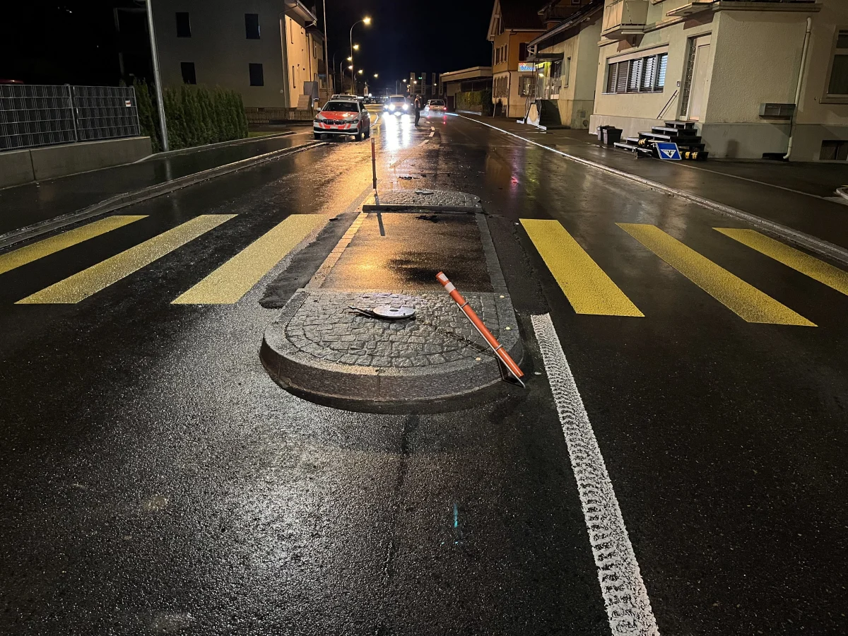 St. Margrethen SG – Alkoholisiert Selbstunfall verursacht und weitergefahren