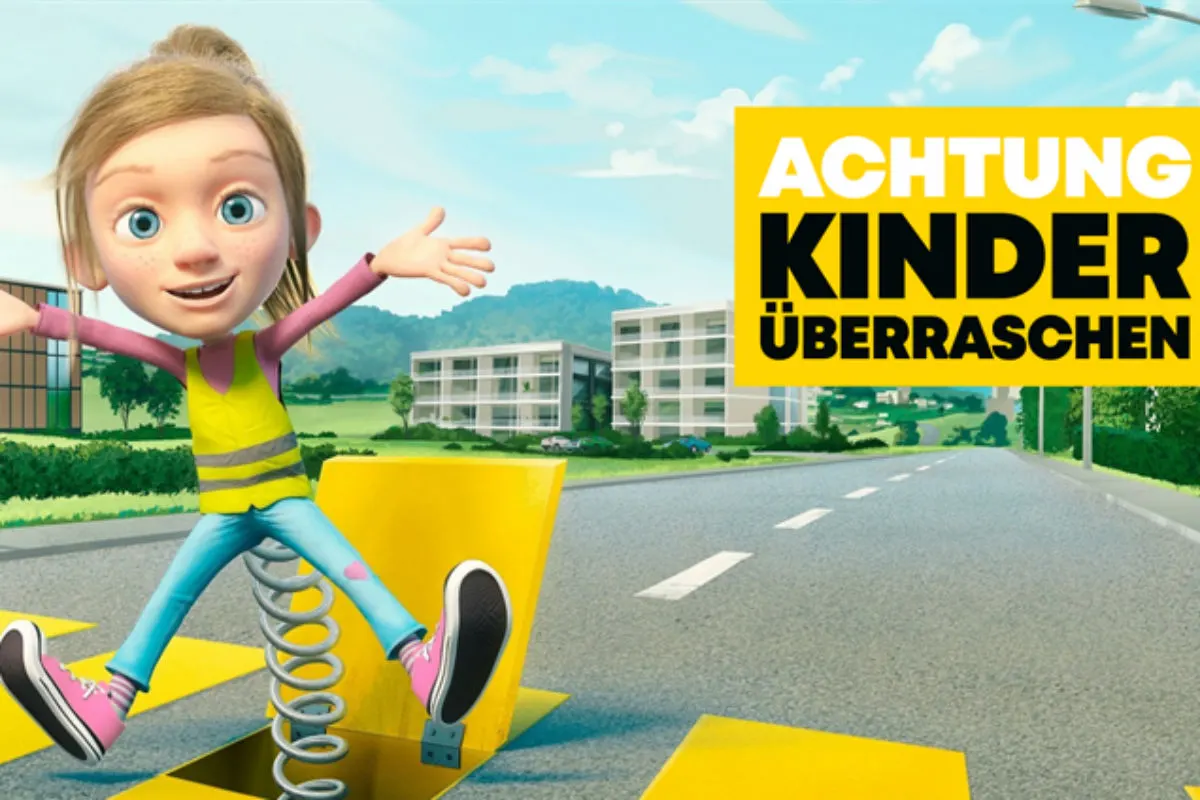 Graubünden GR -  Schulanfang 2019 - Achtung Kinder überraschen!