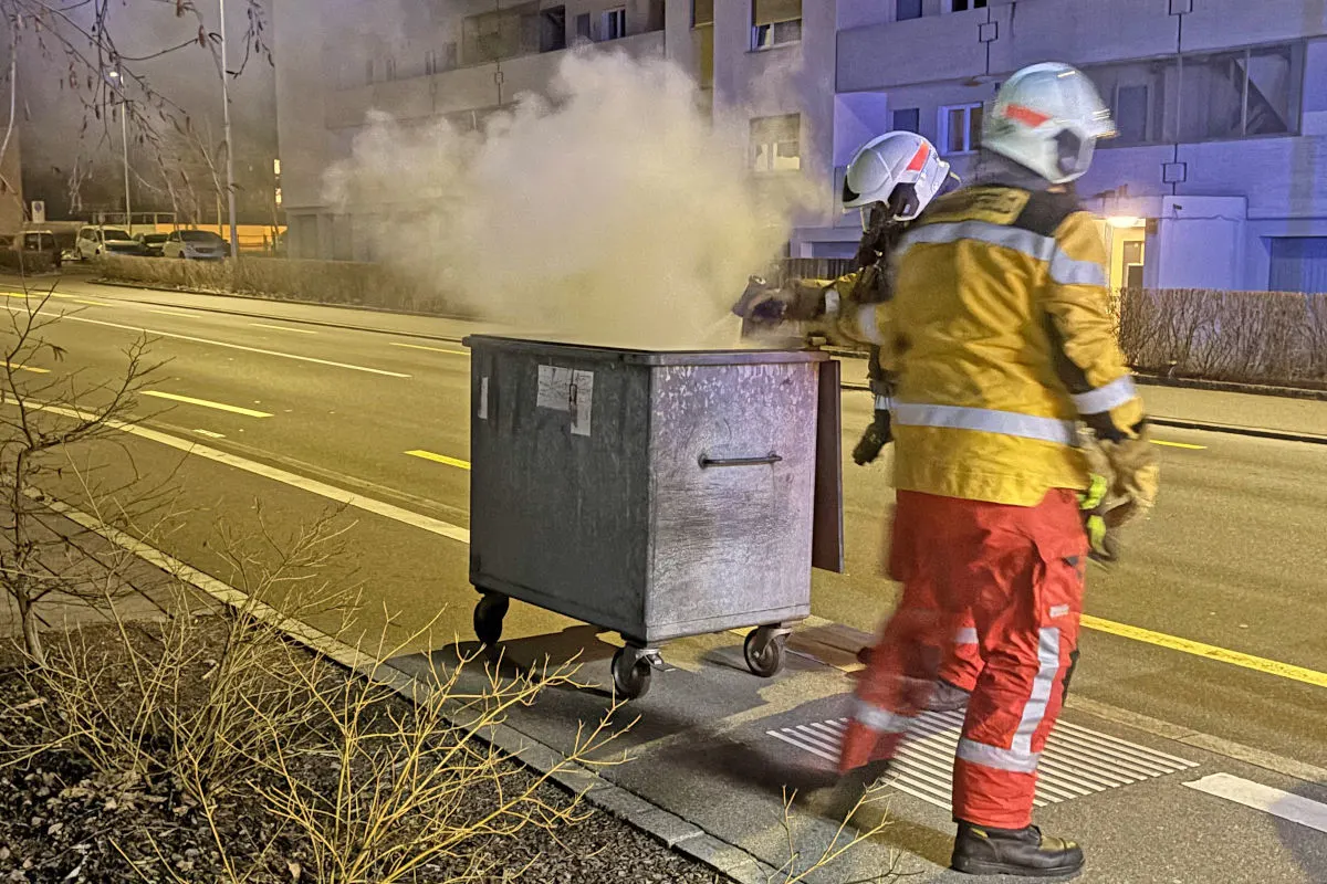 Frauenfeld TG – Mehrere Gegenstände in Brand gesetzt