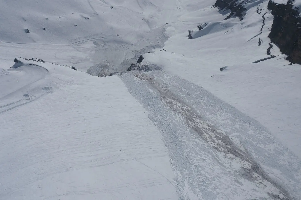 Crans-Montana VS - Lawinenniedergang Update