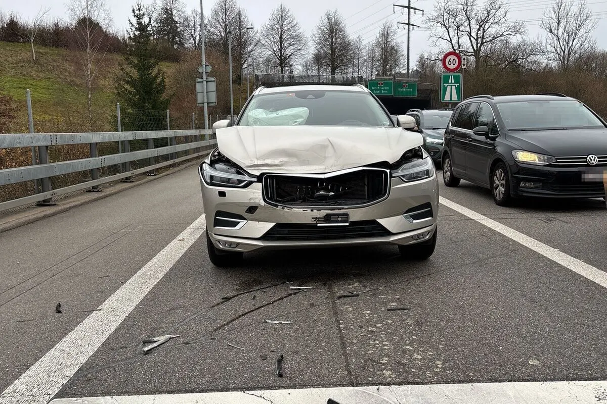 Solothurn – Auffahrunfall führt zu Verkehrsbehinderungen