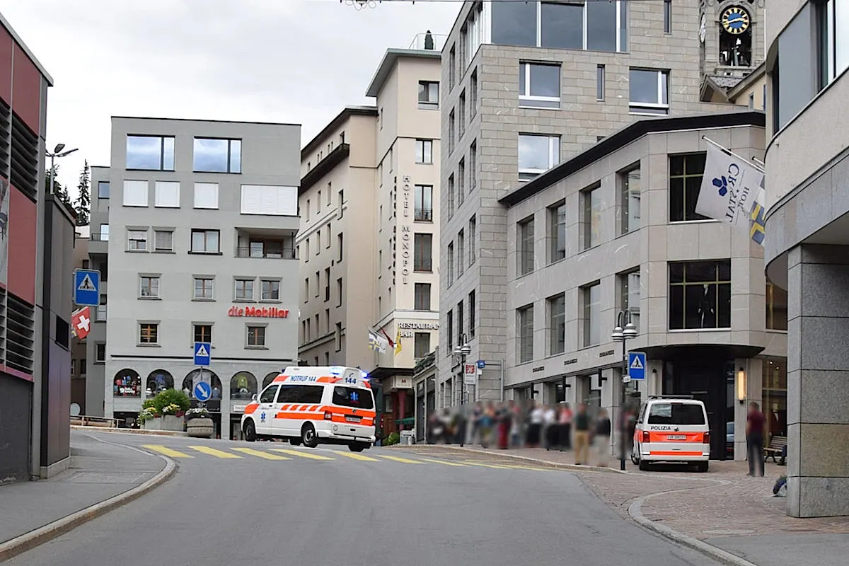 St. Moritz GR - Fussgänger auf Fussgängerstreifen angefahren