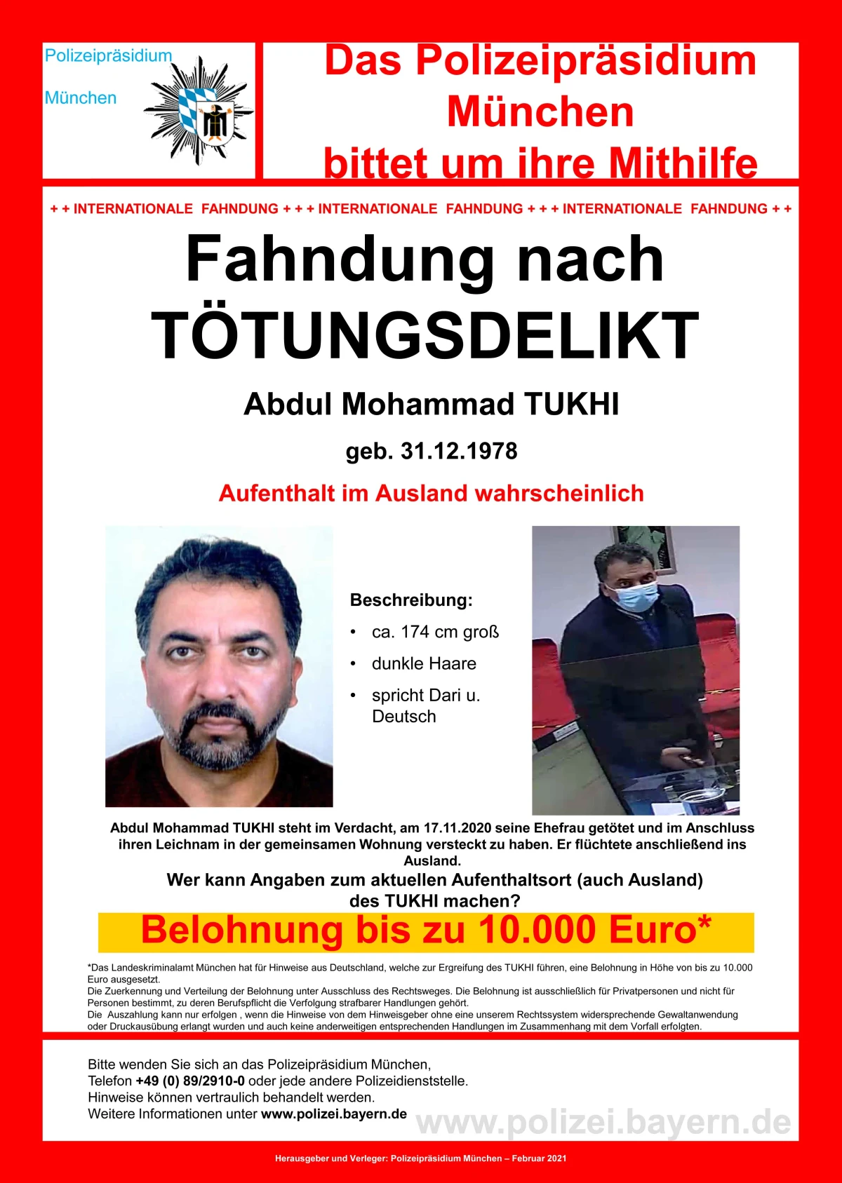 Altperlach - Ehefrau ermordet und unter Kinderbett versteckt!
