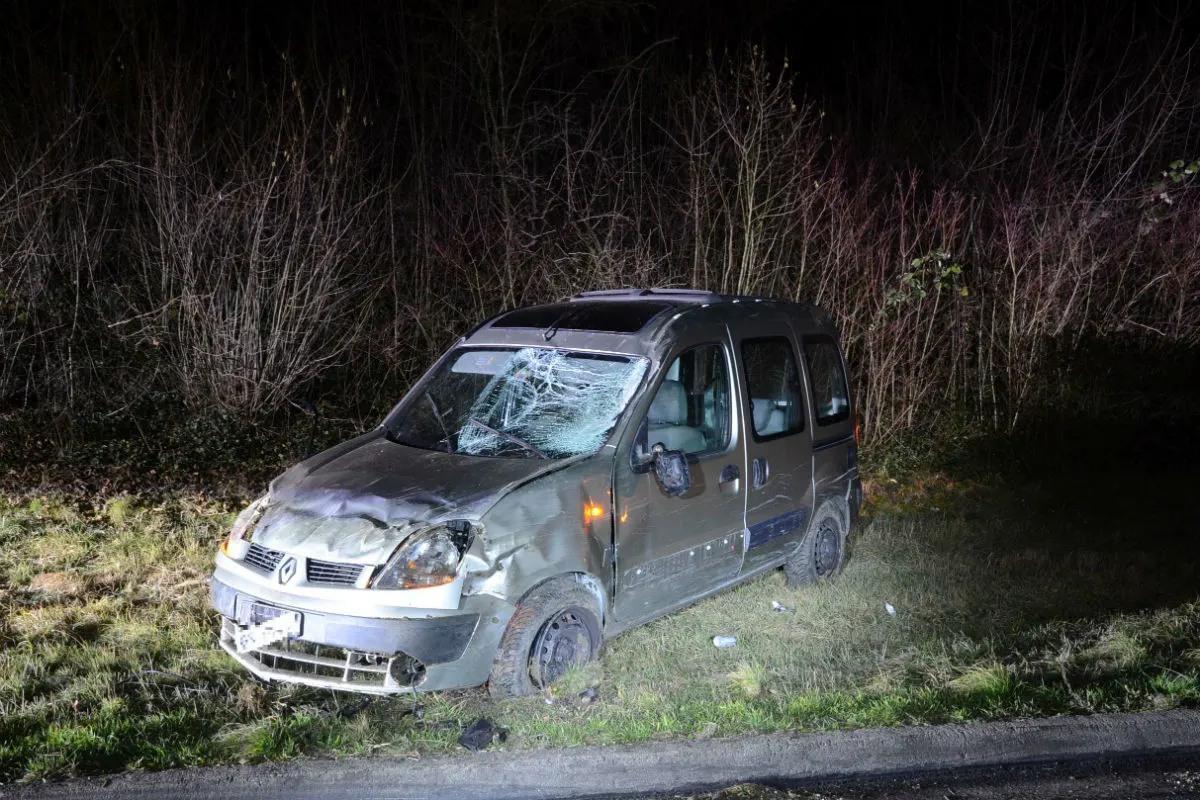 Aesch BL - Fahrzeuglenker verursacht Selbstunfall unter Alkoholeinfluss