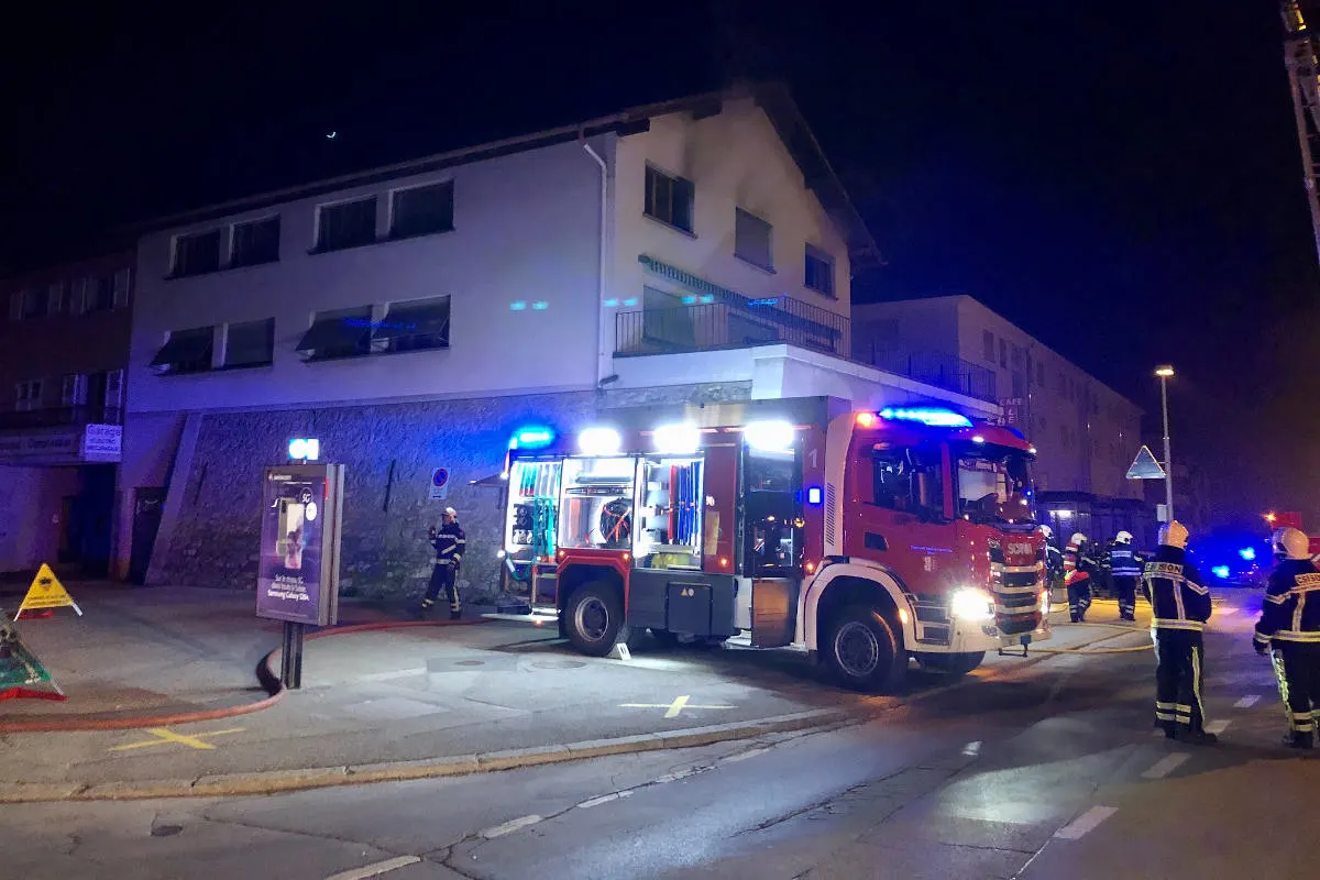 Sitten VS – Wohnungsbrand fordert zwei Verletzte