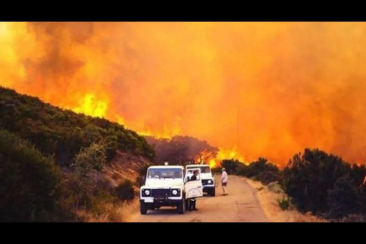 Grossbrand  auf Sardinien
