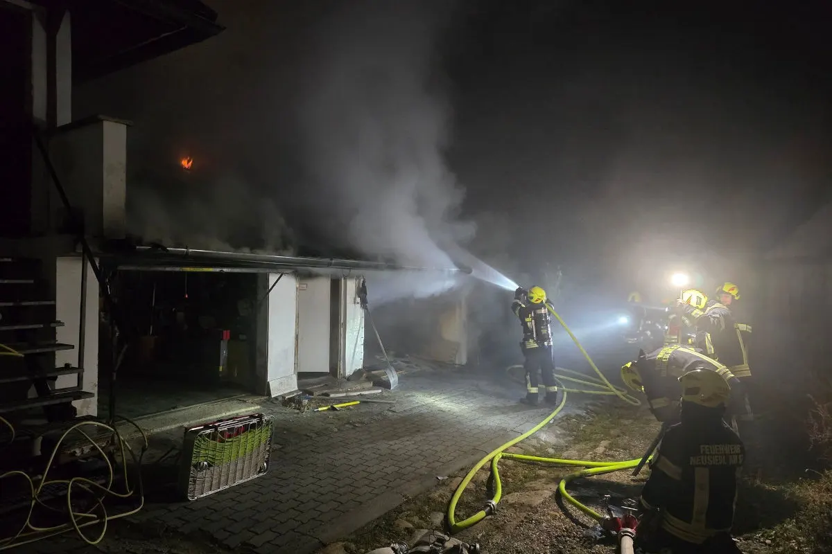 Neusiedl am See – Brand eines Wohnhauses