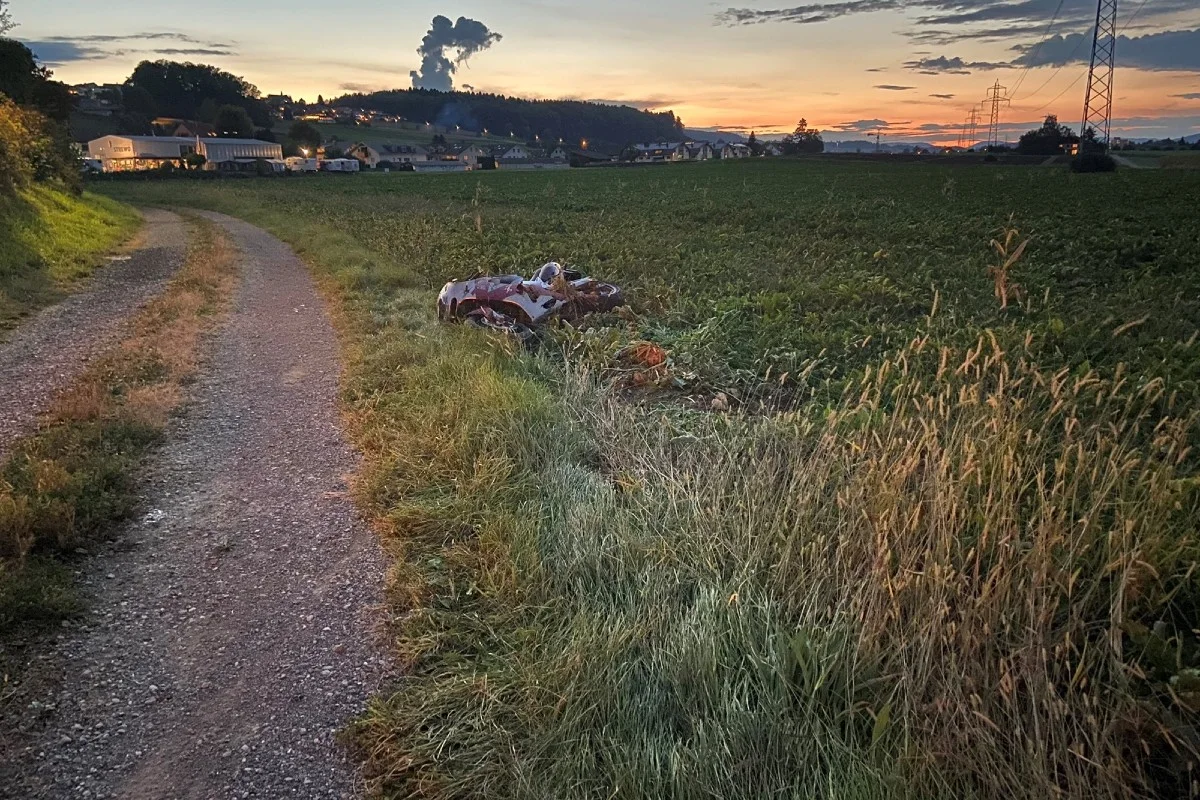 Totalschaden in Waltenschwil AG - Der Lenker hatte keinen gültigen Führerschein