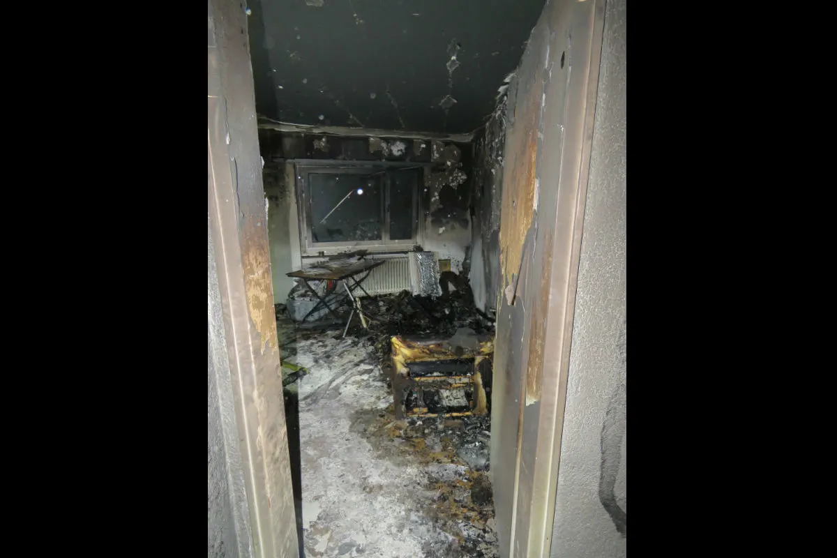 Aarau AG - Brand verwüstet Wohnung