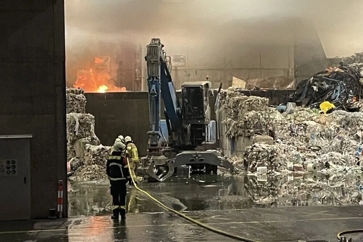 Siggenthal Station AG - Brand in einer Schredderanlage
