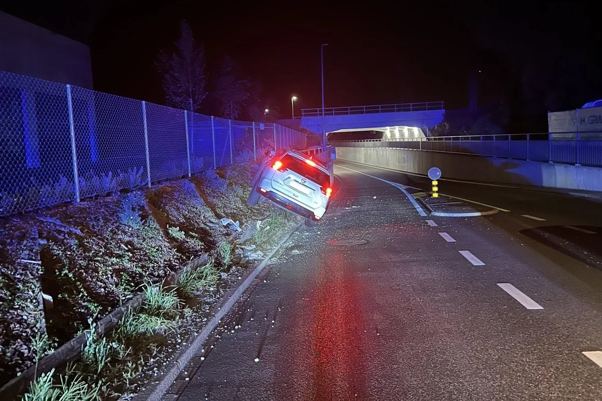 Villmergen AG – Ausweichmanöver endet in Unfall
