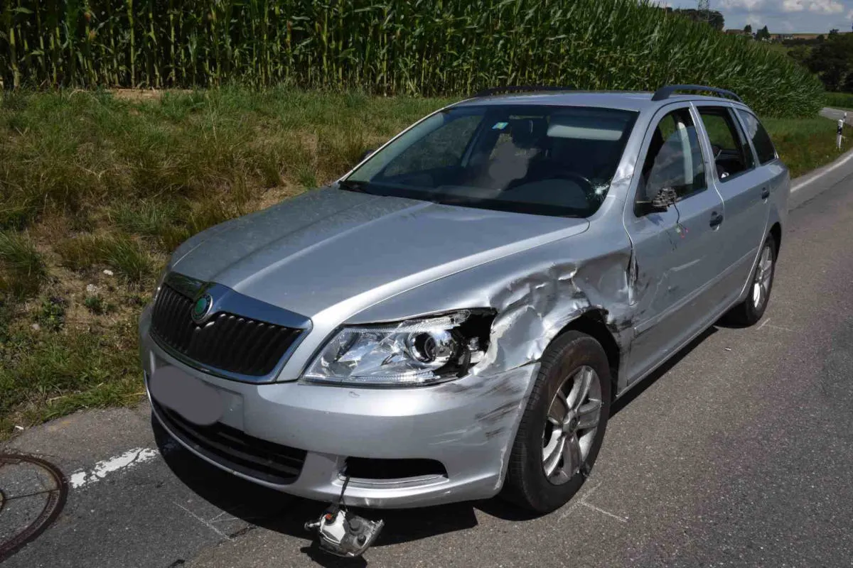 Gunzwil LU - Motorradfahrer bei Unfall lebensbedrohlich verletzt