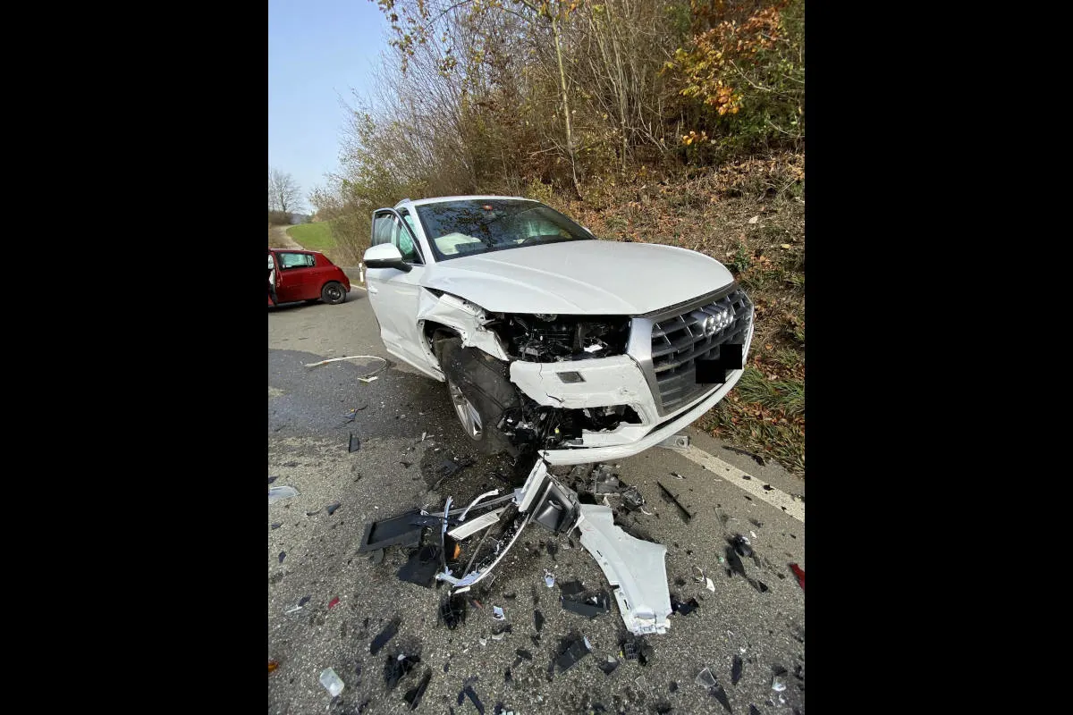 Unfall in Langenbruck BL – Kollision zwischen zwei Personenwagen