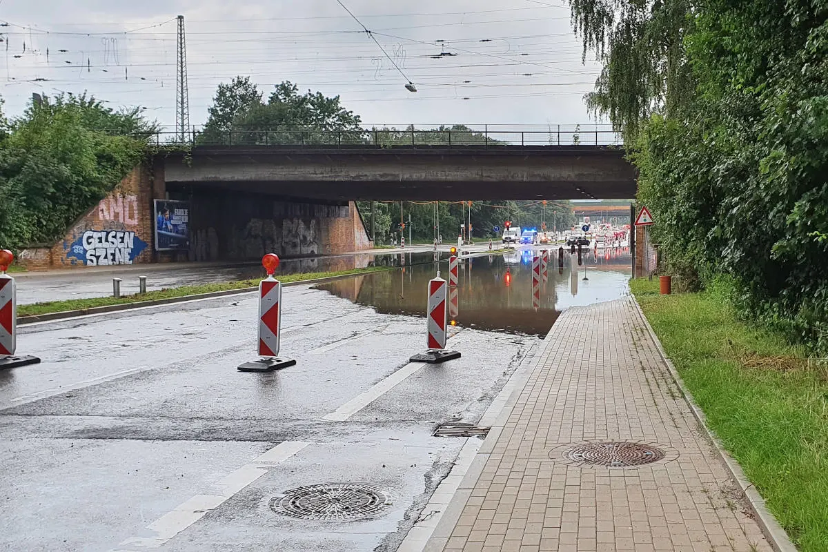 Recklinghausen – Gewitter mit Starkregen