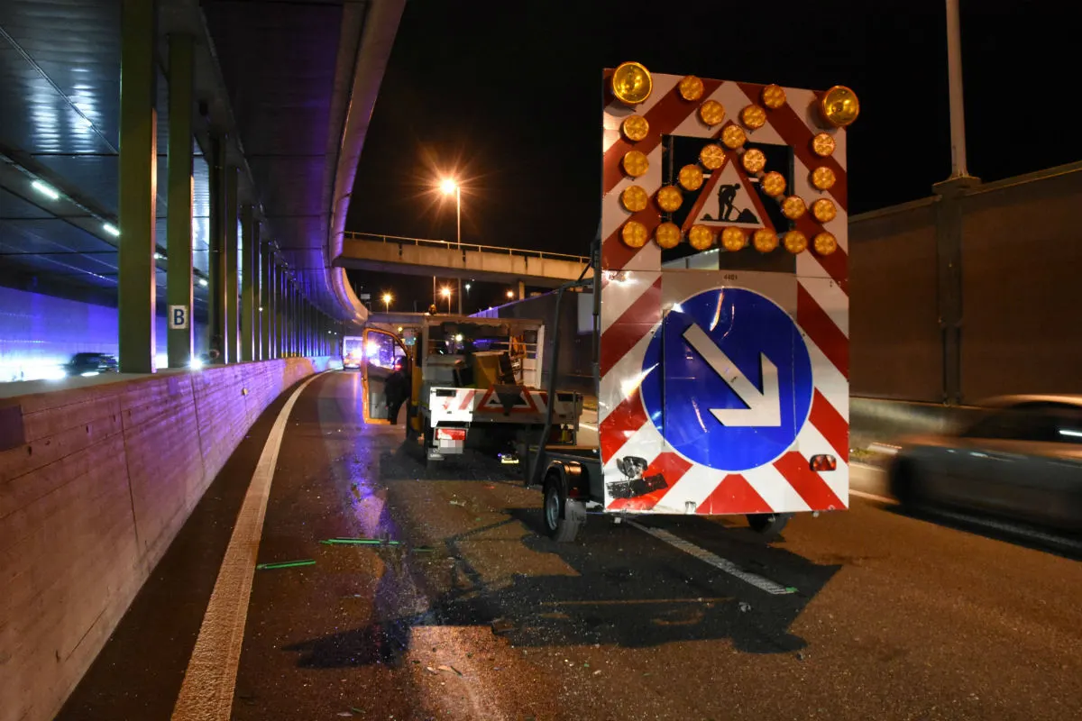 St. Gallen SG - In Signalisationsanhänger geprallt