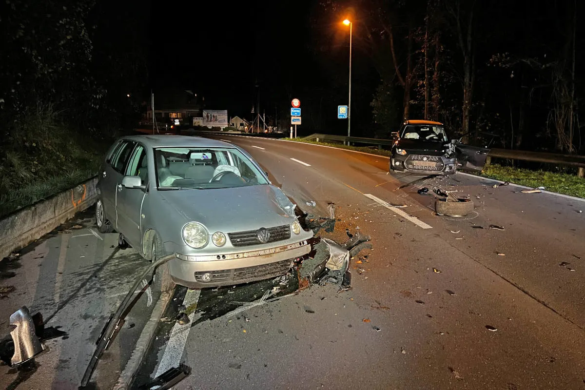 Kerns OW – Frontalkollision mit vier verletzten Personen