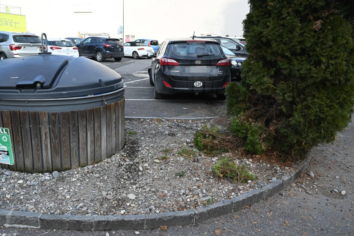 Buchs SG - Fahrunfähig Selbstunfall gebaut