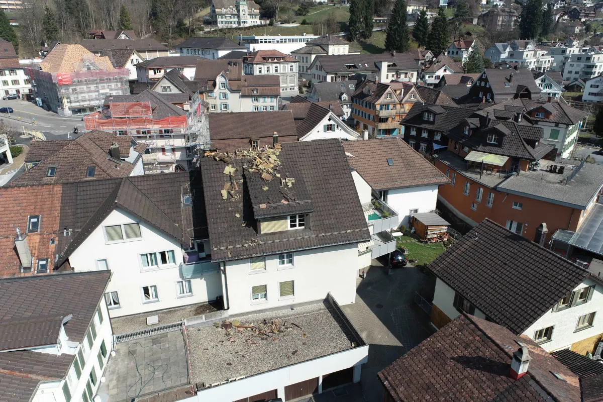 Wattwil SG – Brand in Mehrfamilienhaus