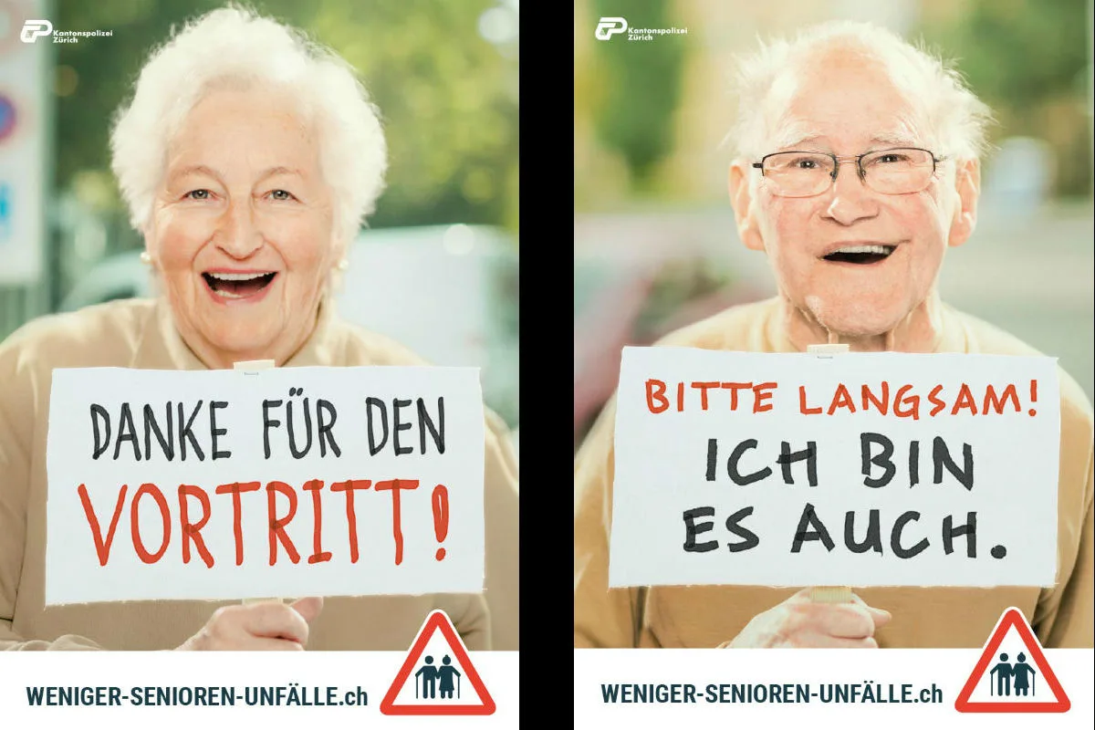 Kanton ZH - Kampagne "Senioren im Strassenverkehr" wird fortgesetzt