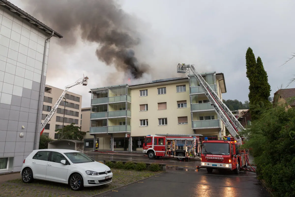 Stadt Luzern - Einsätze wegen Blitzeinschlägen