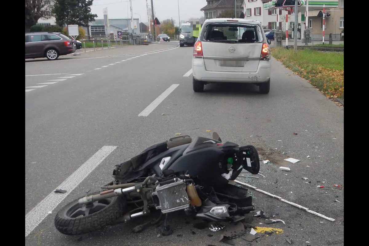 Unfall in Märwil TG – Bei Auffahrkollision verletzt