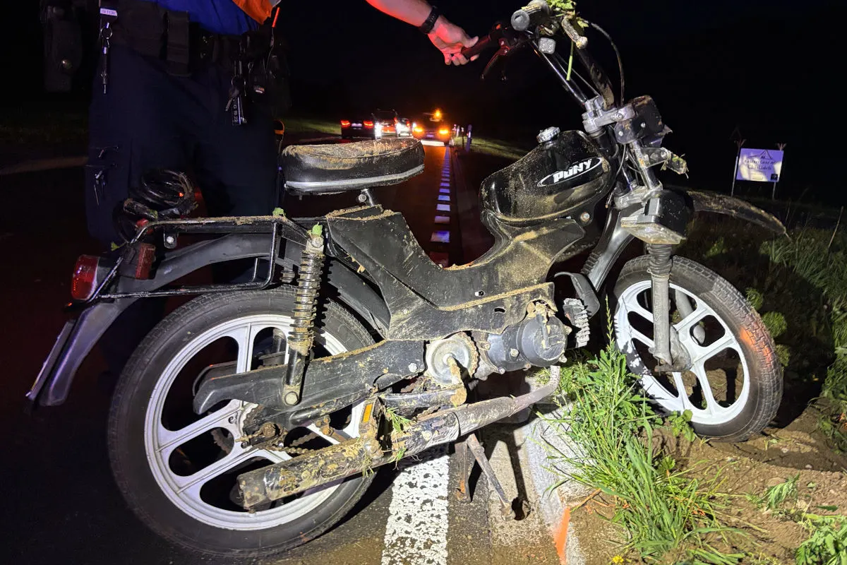 Unfall in Eggersriet SG – Motorrad kollidiert mit Mofa