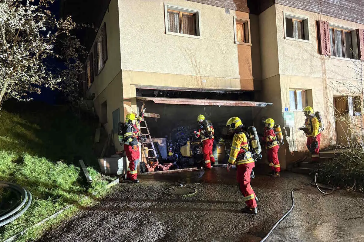 Ernetschwil SG – Einsatz wegen Rauch in Garage