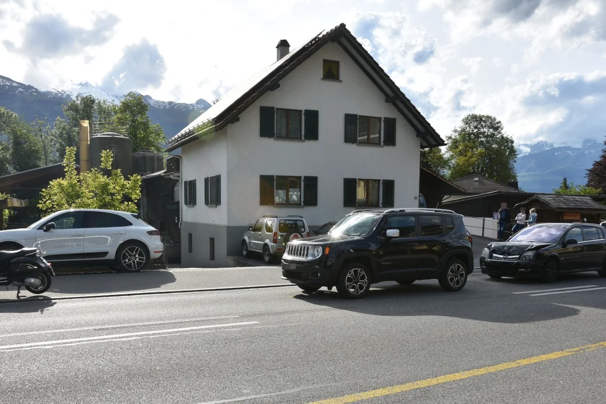 Vaduz FL - Sachschaden bei Auffahrkollision