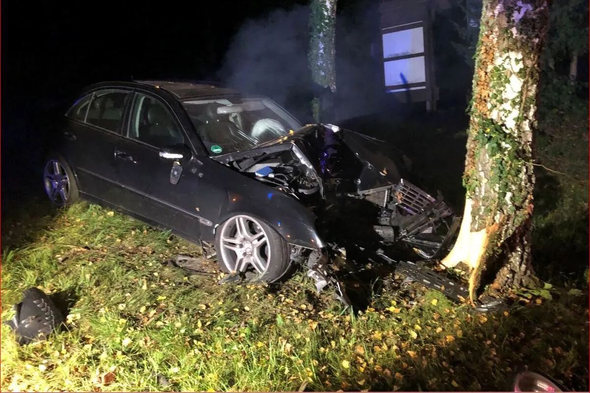 Vorderweidenthal L 493 RP - Übermüdet verunfallt 