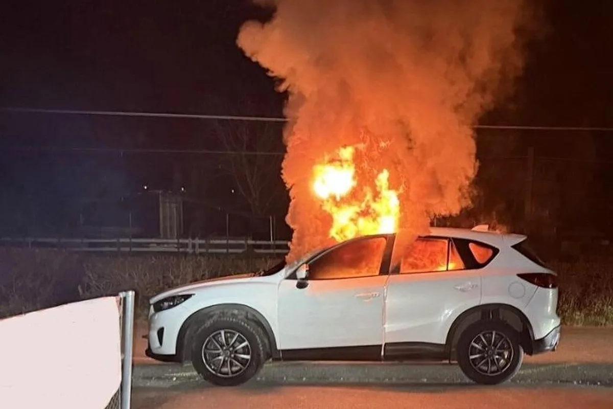 Siblingen SH – Einbruch mit Fahrzeugdiebstahl und Brand
