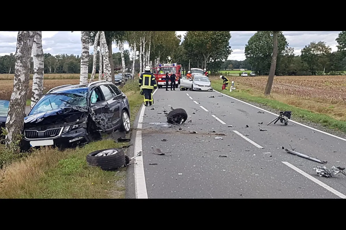 Vierden – Schwerer Verkehrsunfall am Sonntagmittag