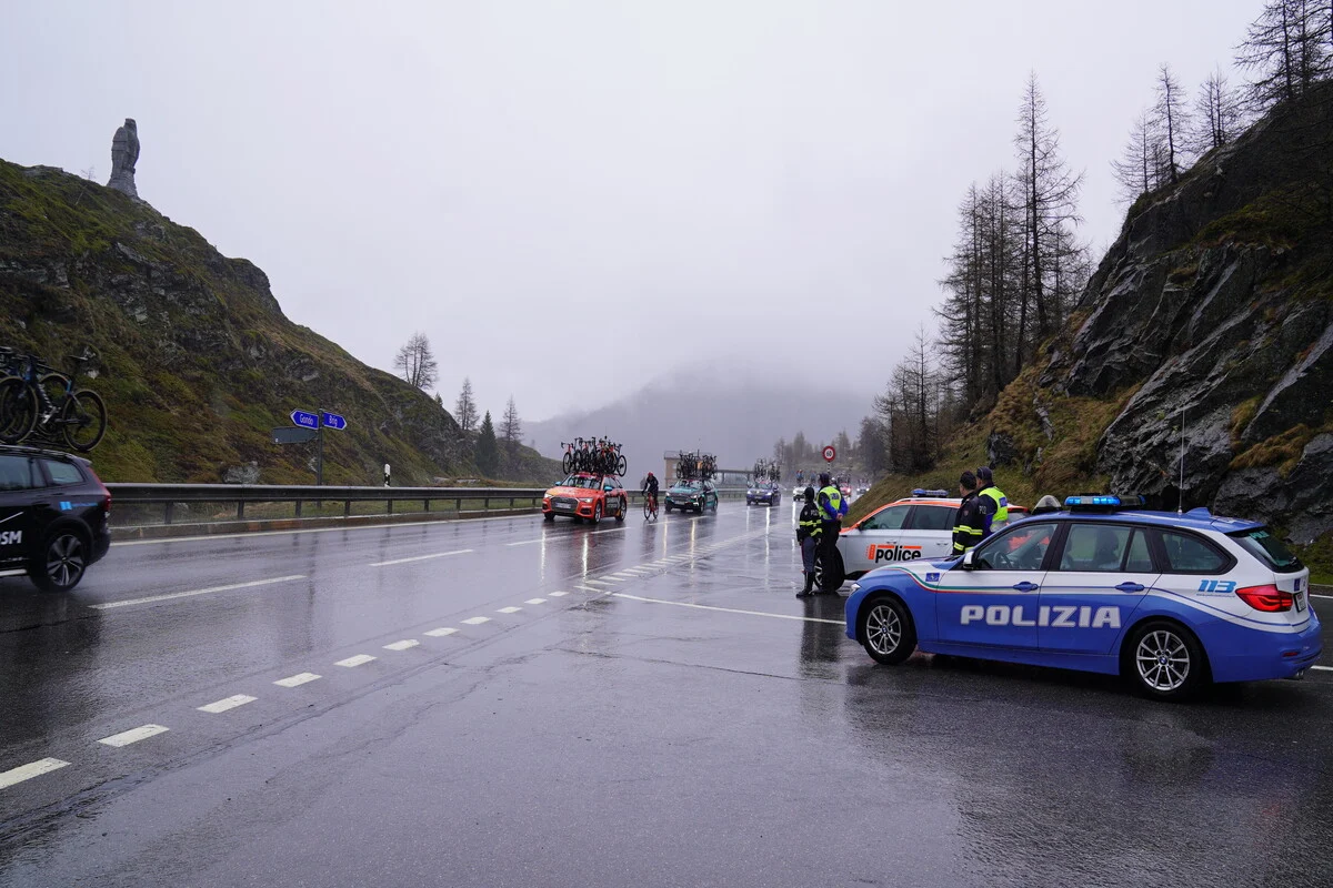 Kanton Wallis - Polizei zieht positive Bilanz nach dem Giro d'Italia