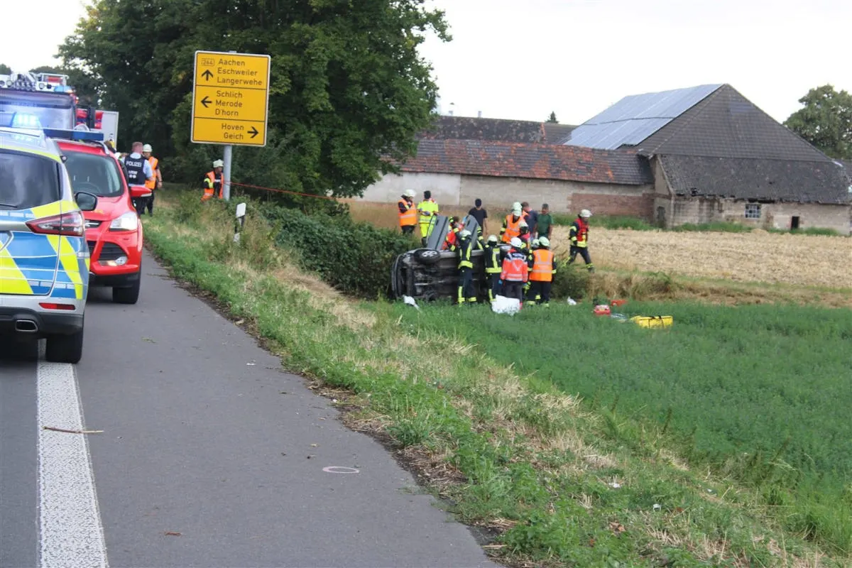 Langerwehe – Ermittlungen gegen Unfallfahrer eingeleitet