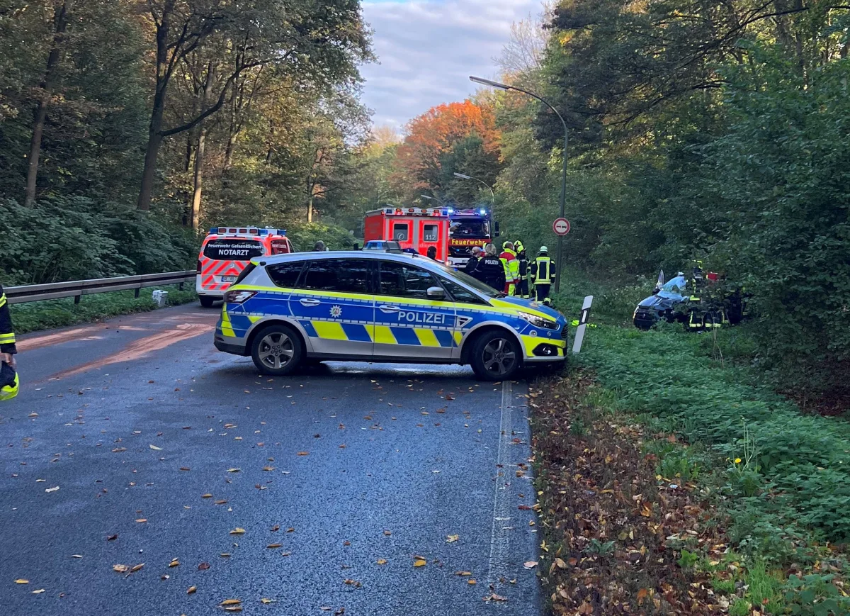 Gelsenkirchen Buer – Verkehrsunfall mit eingeklemmter Person