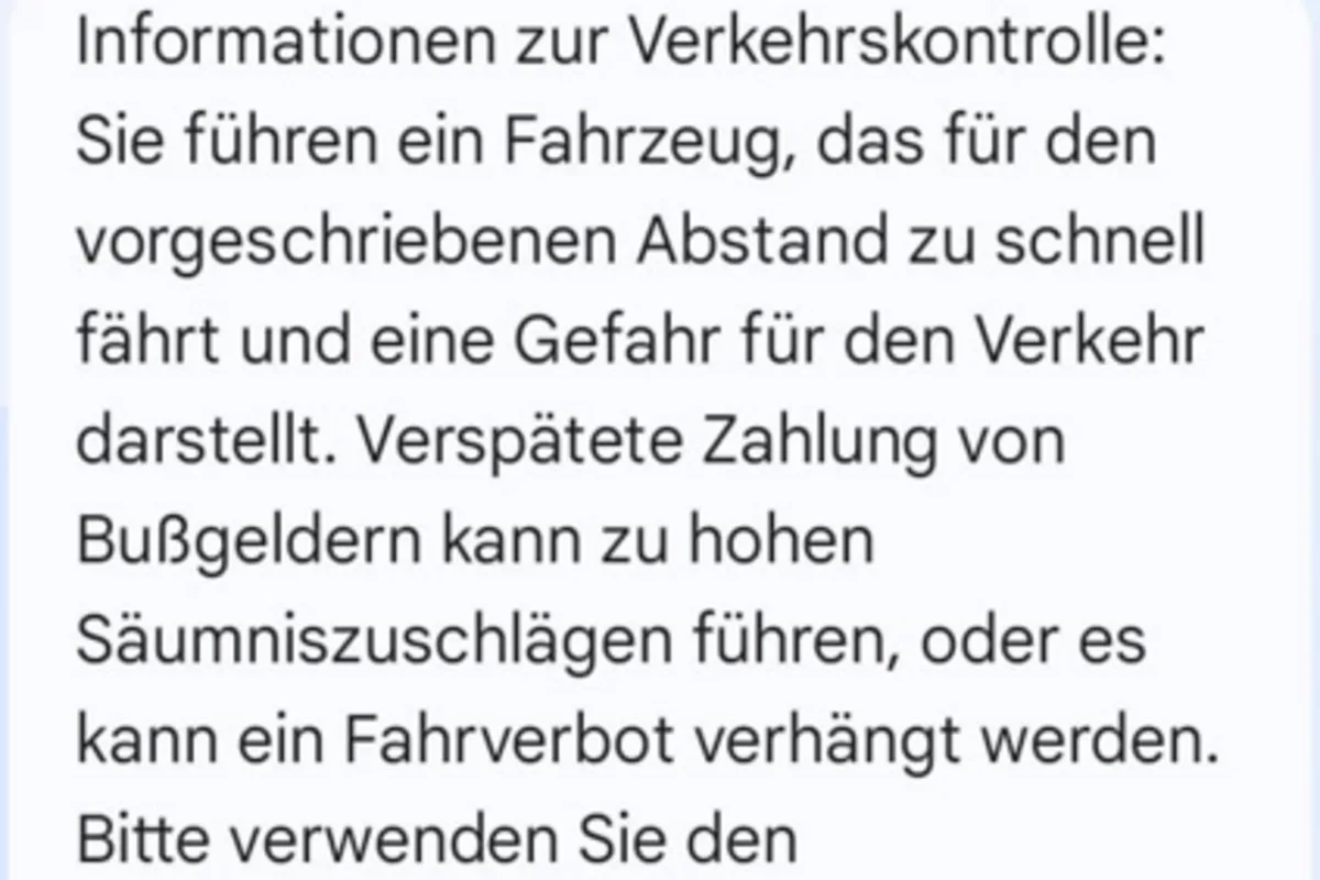 Kanton Luzern - Polizei warnt vor betrügerischer SMS