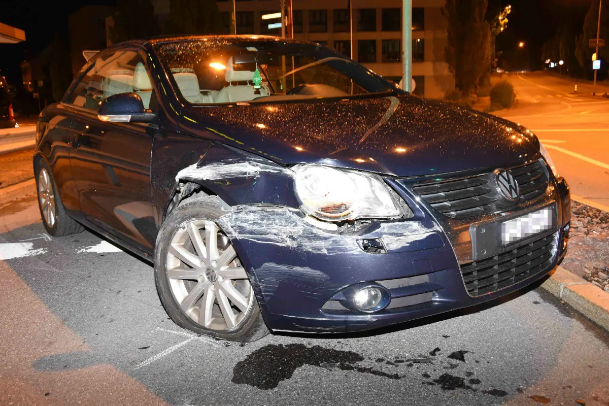 Sargans SG - In fahrunfähigem Zustand verunfallt