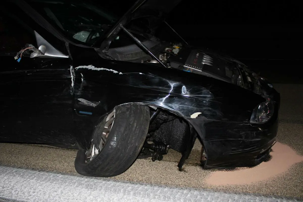 Verkehrsunfall unter starkem Alkoholeinfluss 